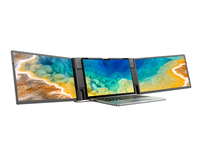ANYKING P9 Pro | 15.6" FHD Dual Screen Extender | Foldable Design