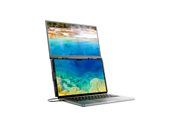 ANYKING S15 Plus | 15.6" FHD Single Screen Extender | Above-Laptop Design