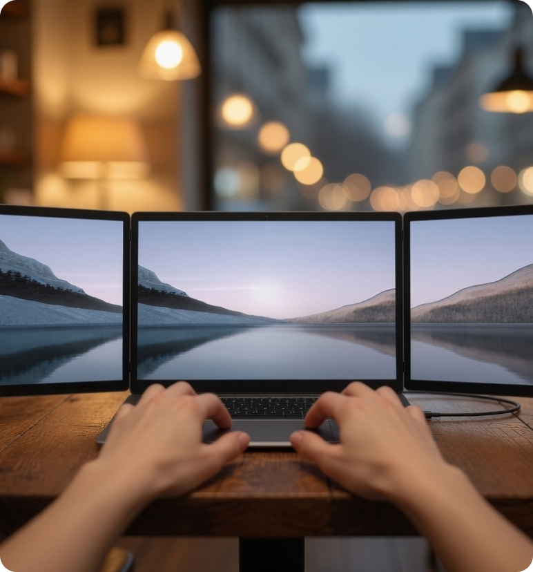 “My setup comes with me.”